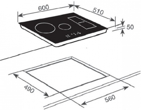 Bếp từ TEKA IRF 641