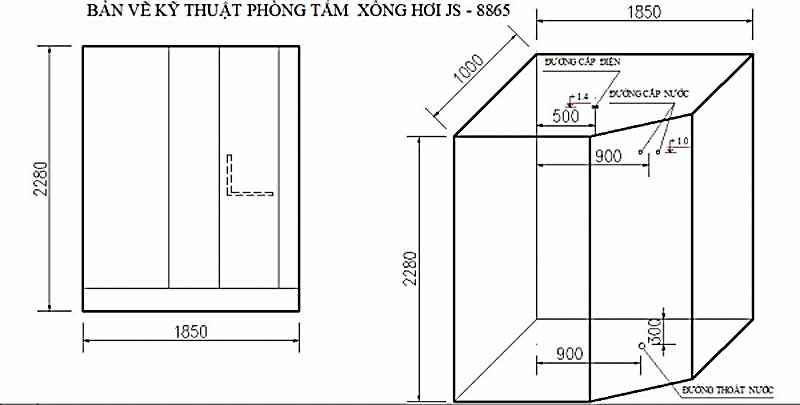 Phòng xông hơi Govern JS 8865