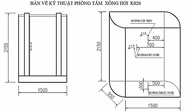 Phòng xông hơi Govern K 026