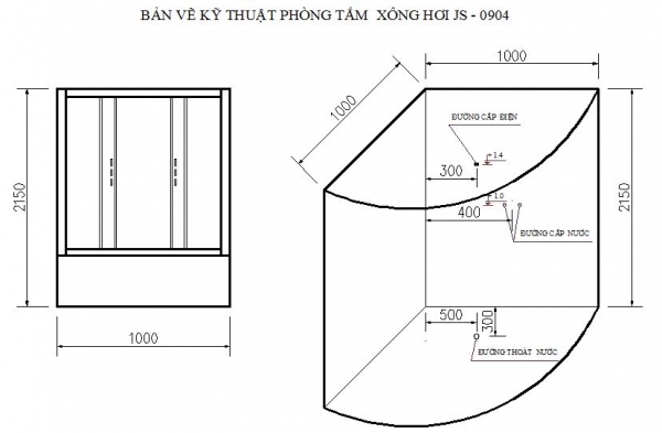 Phòng xông hơi Govern JS 0904