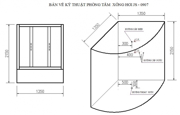 Phòng xông hơi Govern JS 0907