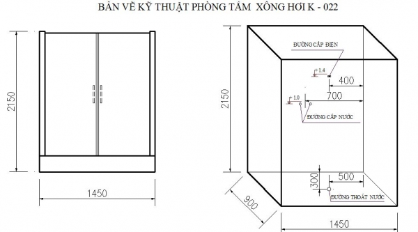 Phòng xông hơi Govern K-022 