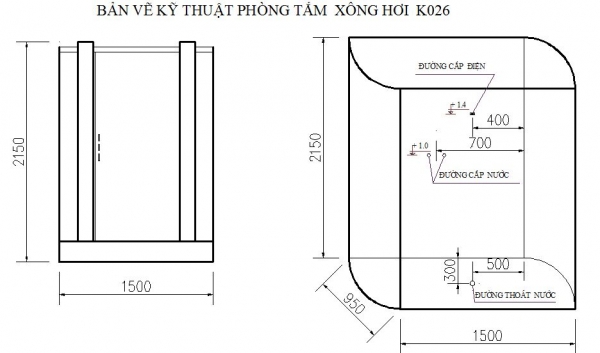 Phòng xông hơi Govern K-026