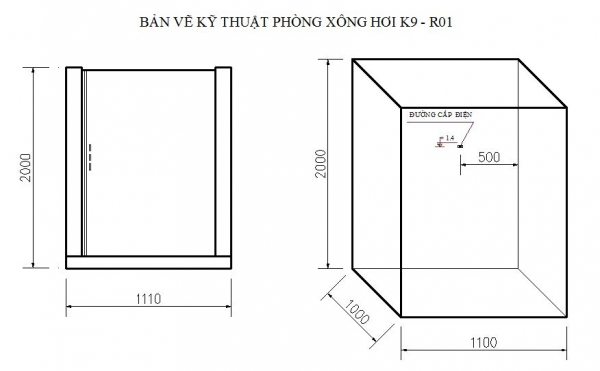 Phòng xông hơi khô Govern K9 R01